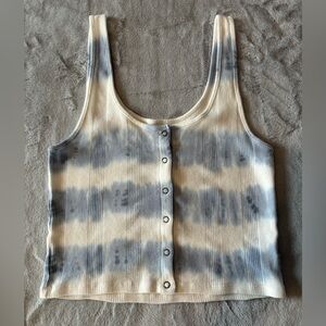 American Eagle Button Front Tank Top